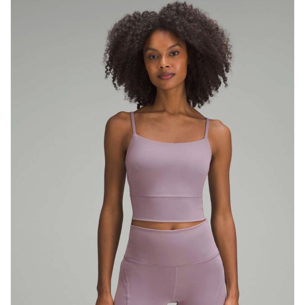 Lululemon Wunder Train Strappy Tank Top Violet Verbena Size 8